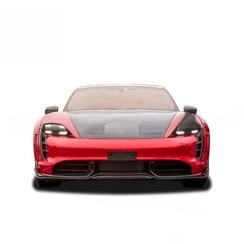 Auto Parts Dry Carbon Fiber CMT Style Front Lip for  Taycan Turbo